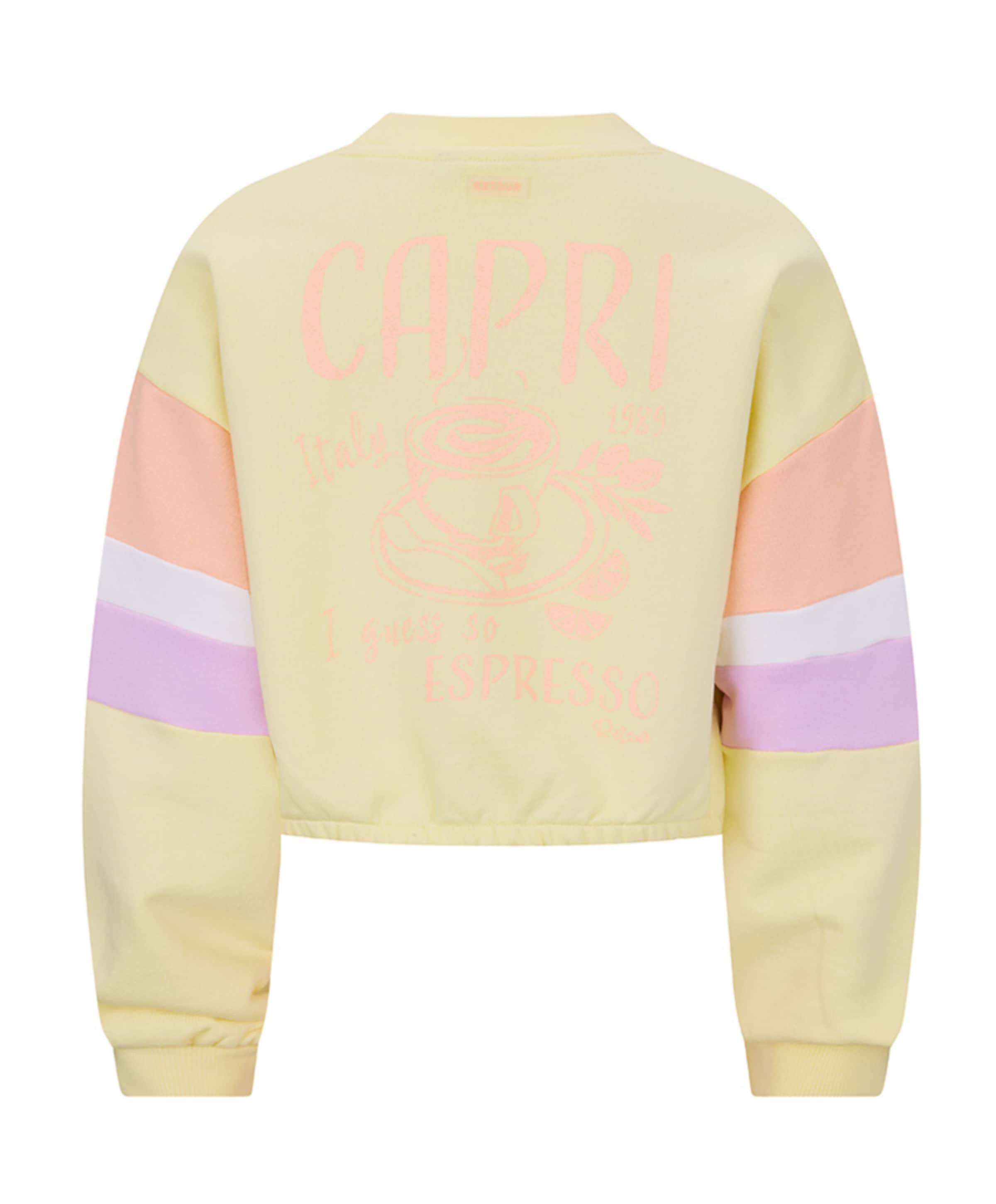 Retour Meisjes sweater geel