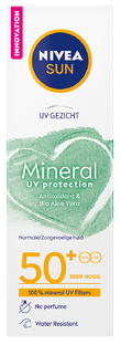 Nivea Sun Gezicht Mineral UV Protection SPF50  50ML