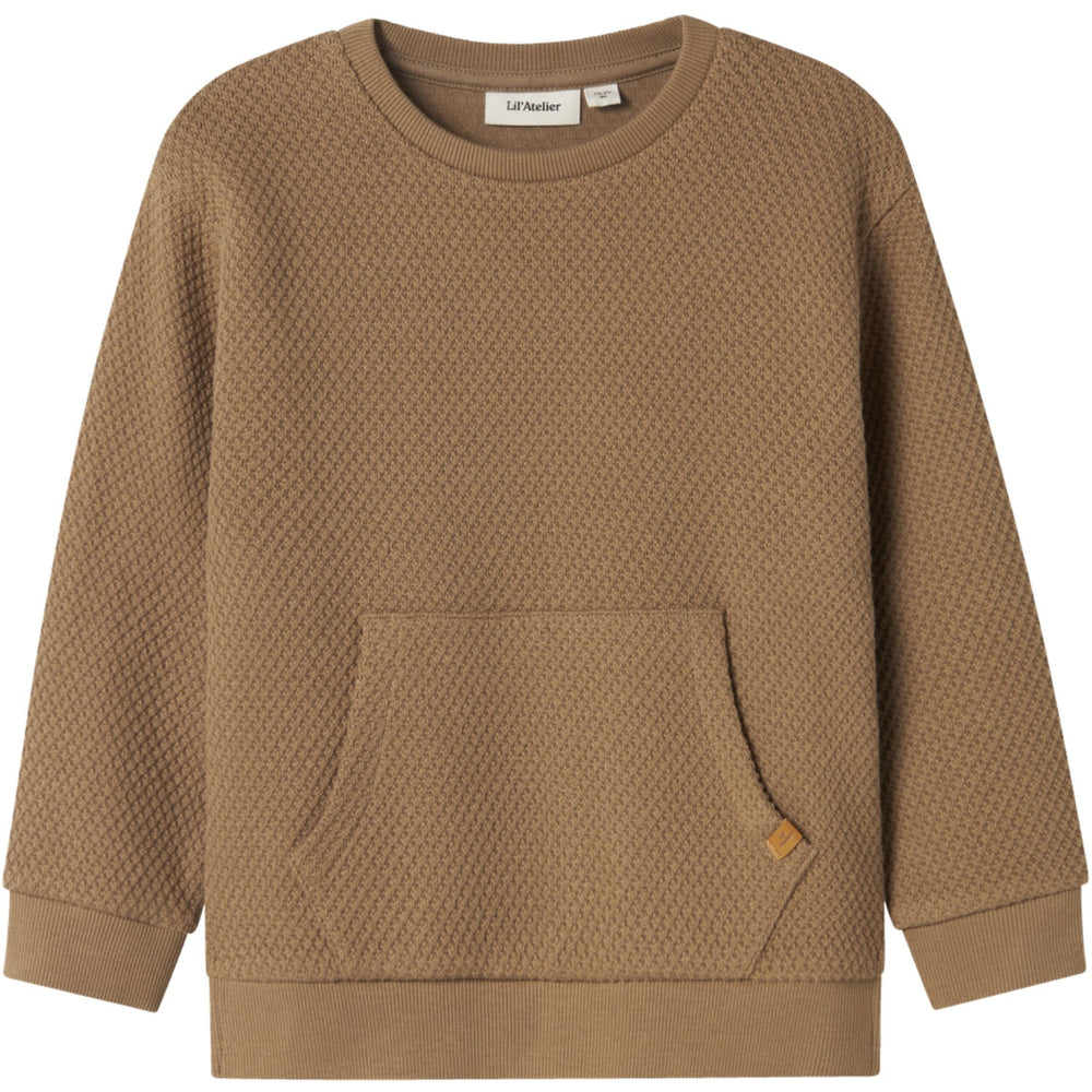 Køb Lil'Atelier Sepia Tint Nmmnoello Ls Loose Sweat Lil