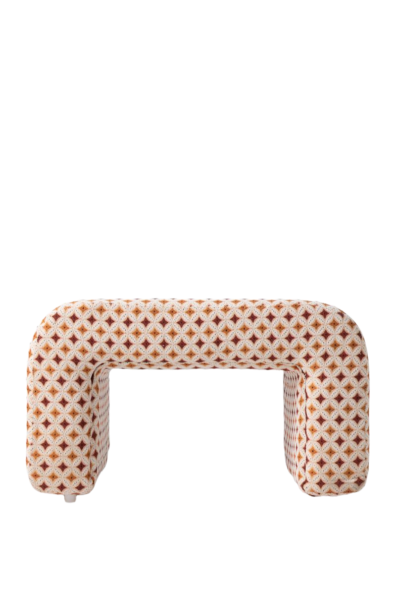 Sissy-Boy Multicolour poef met print