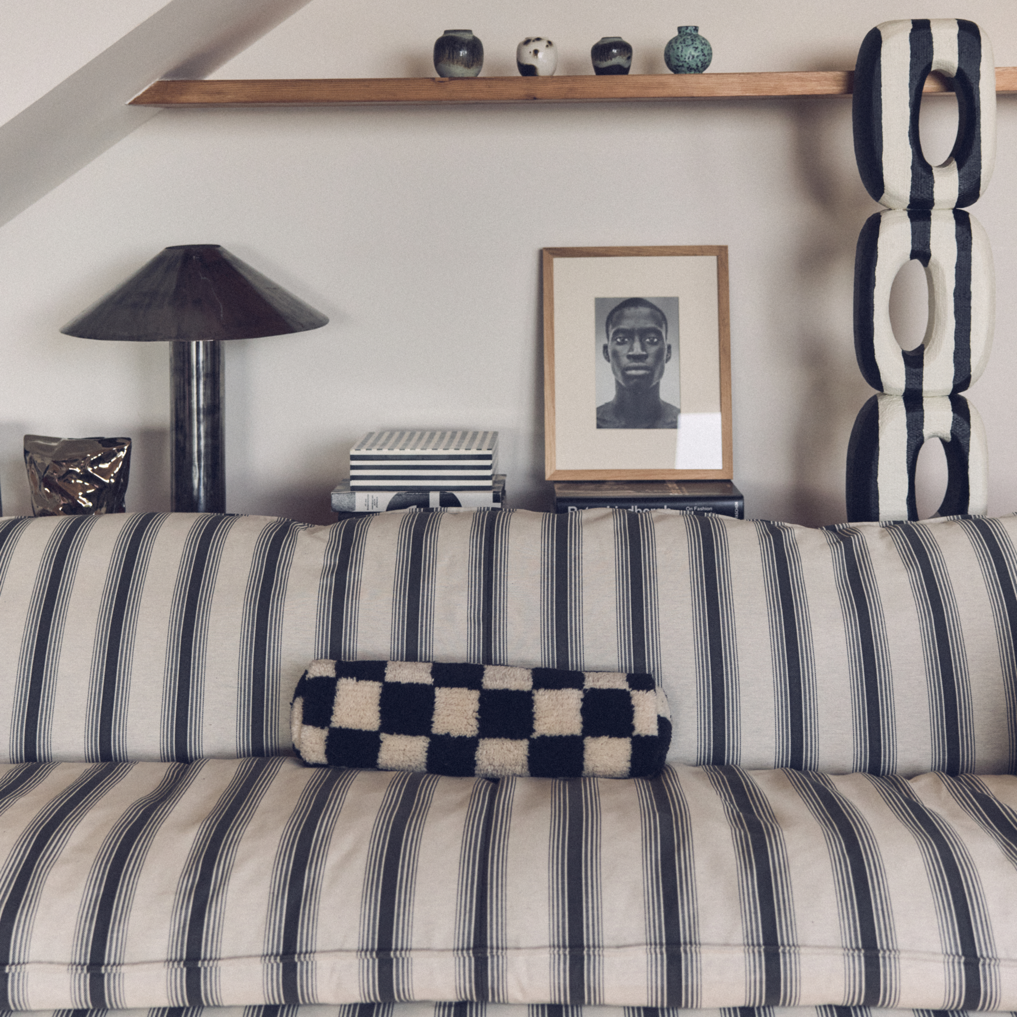 3-zitsbank Nomad rocco chalkstripe