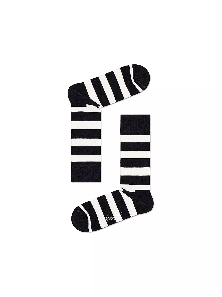 HAPPY SOCKS Damen Socken 4er Pgk. CLASSIC BLACK & WHITE  black schwarz