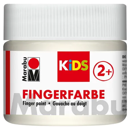 Marabu Fingerfarbe Kids weiß, 100 ml