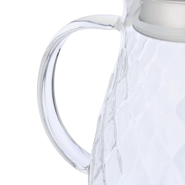 Glasskaraffel med lokk 2 l