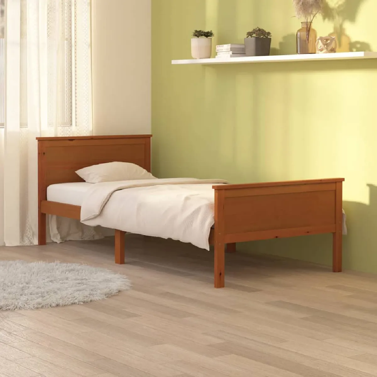 VIDAXL vidaXL 90x200 cm - Marron miel