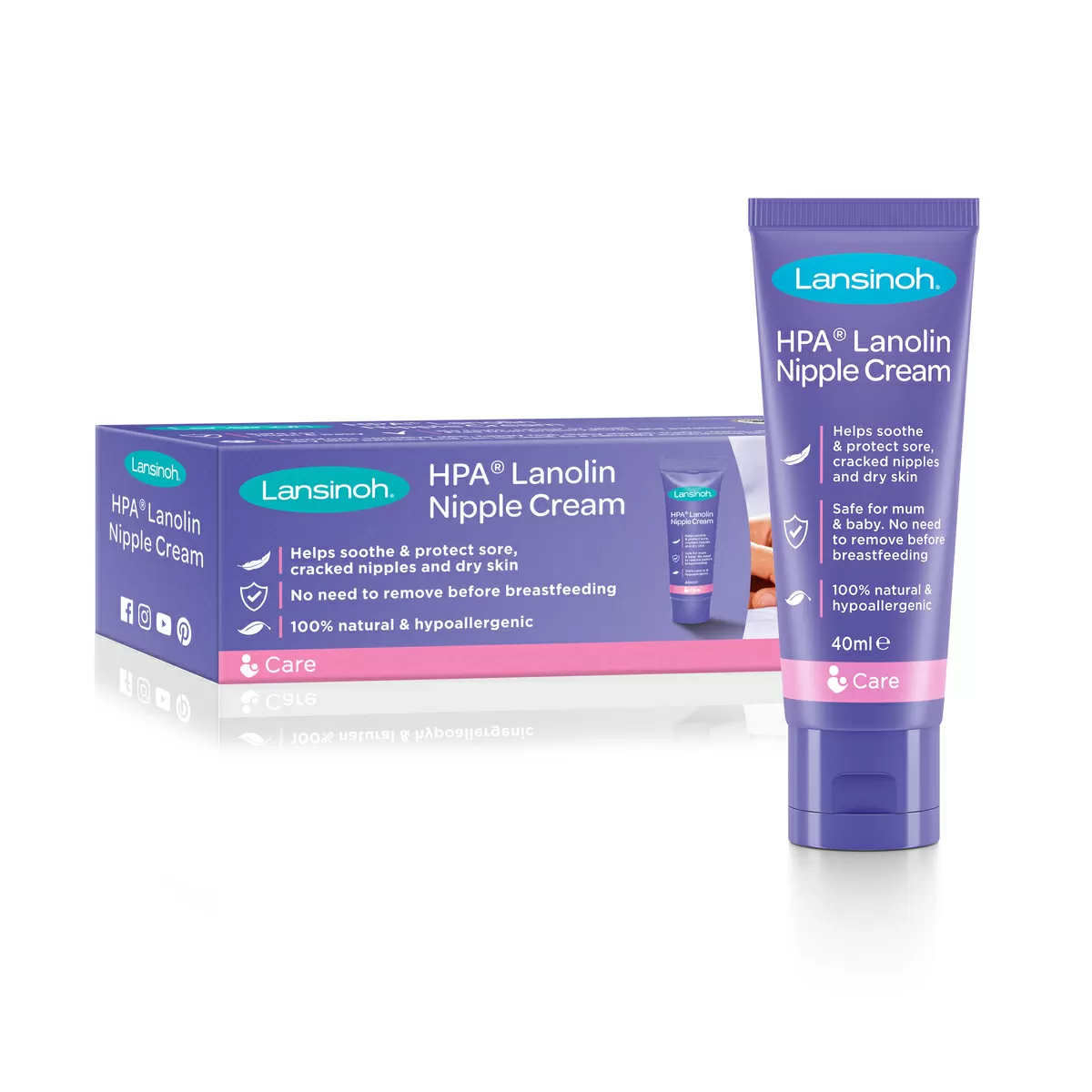 Lansinoh brystbeskyttende creme - 40 ml