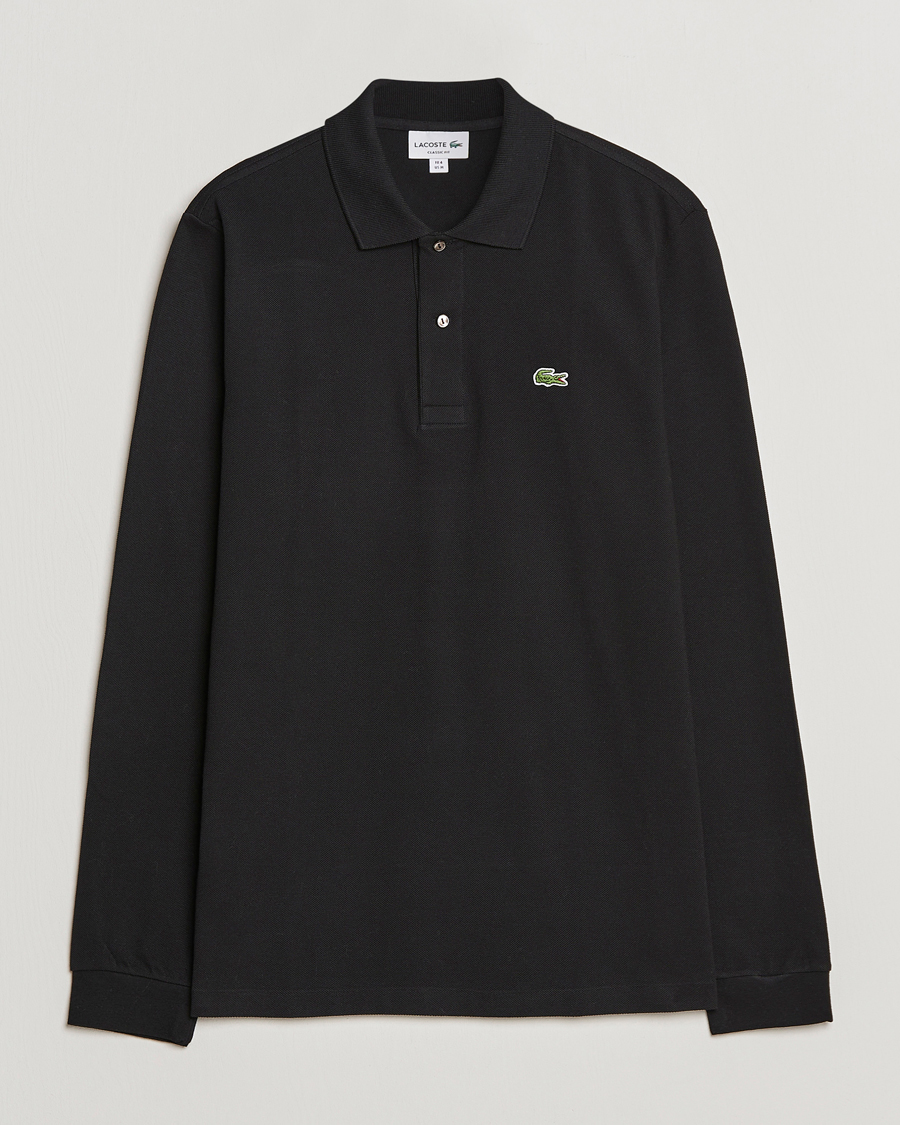 Lacoste Original Long Sleeve Polo Piké Black