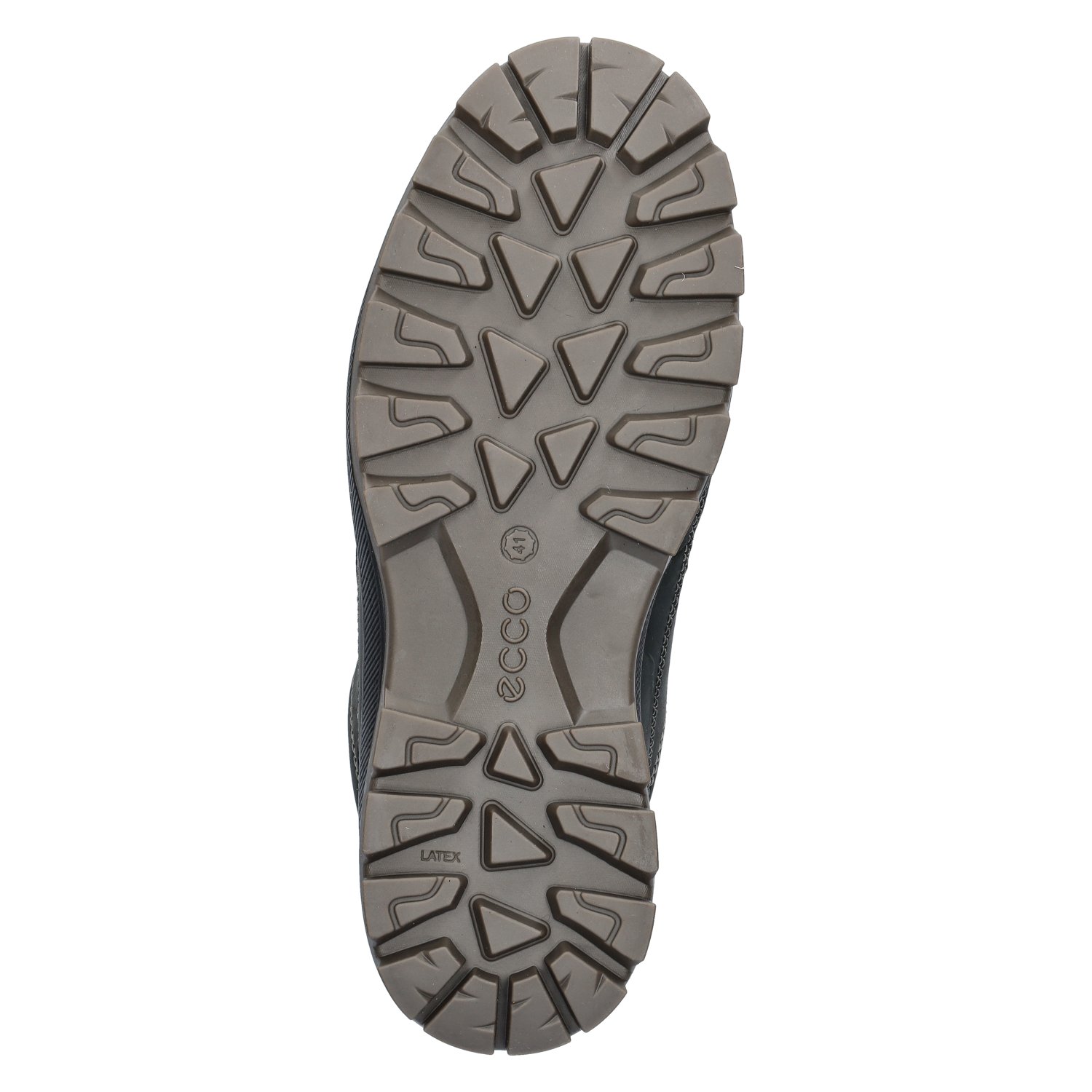 Rugged Track heren veterschoen Ecco Zwart