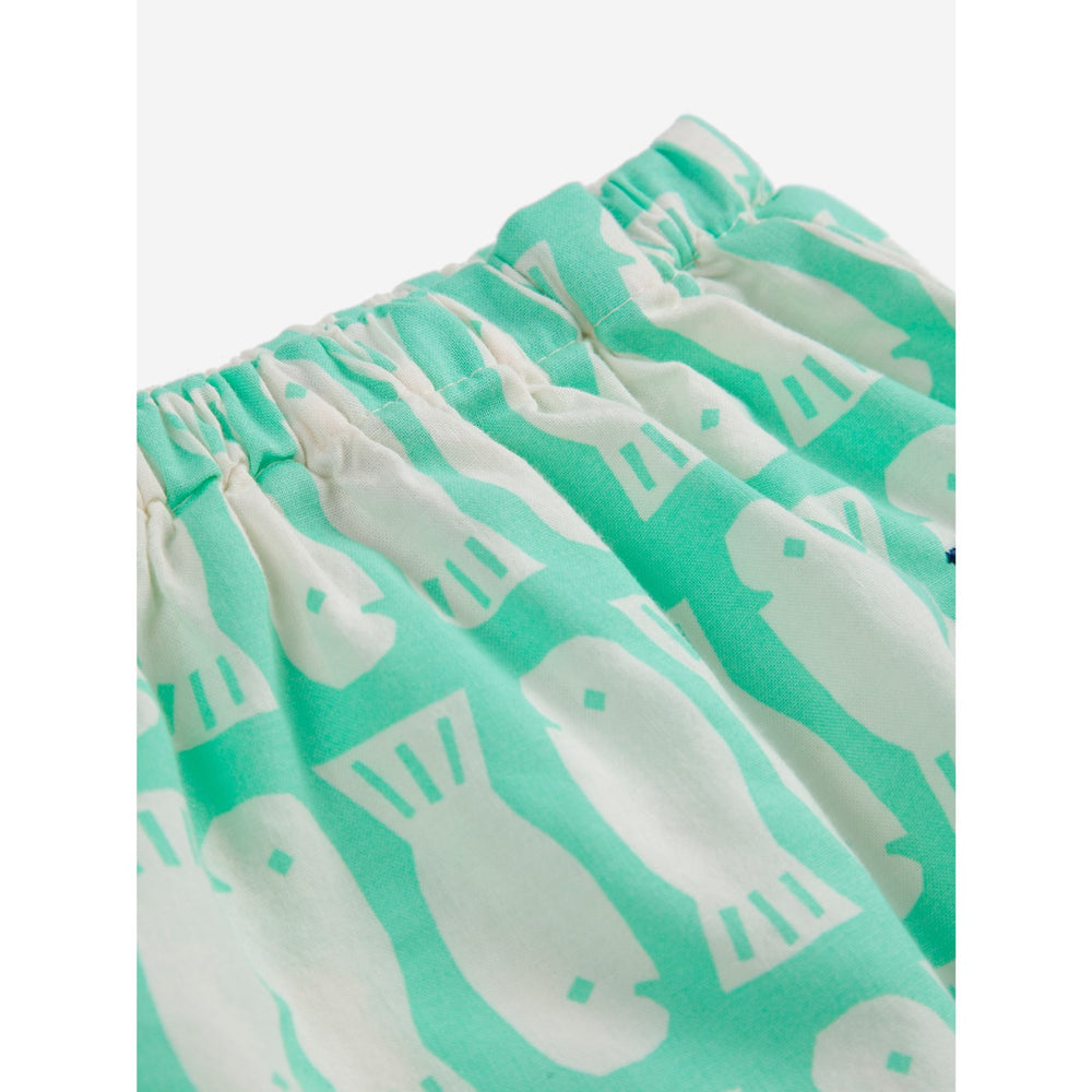 Køb Bobo Choses Lys Green Lucky Fish All Over Woven Harem Bukser