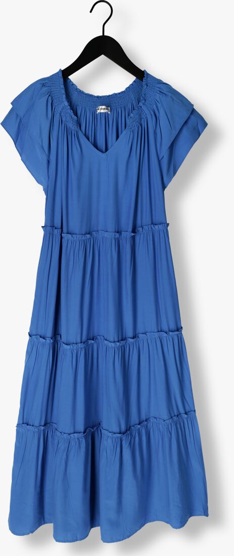 blauwe co'couture maxi jurk new sunrise dress