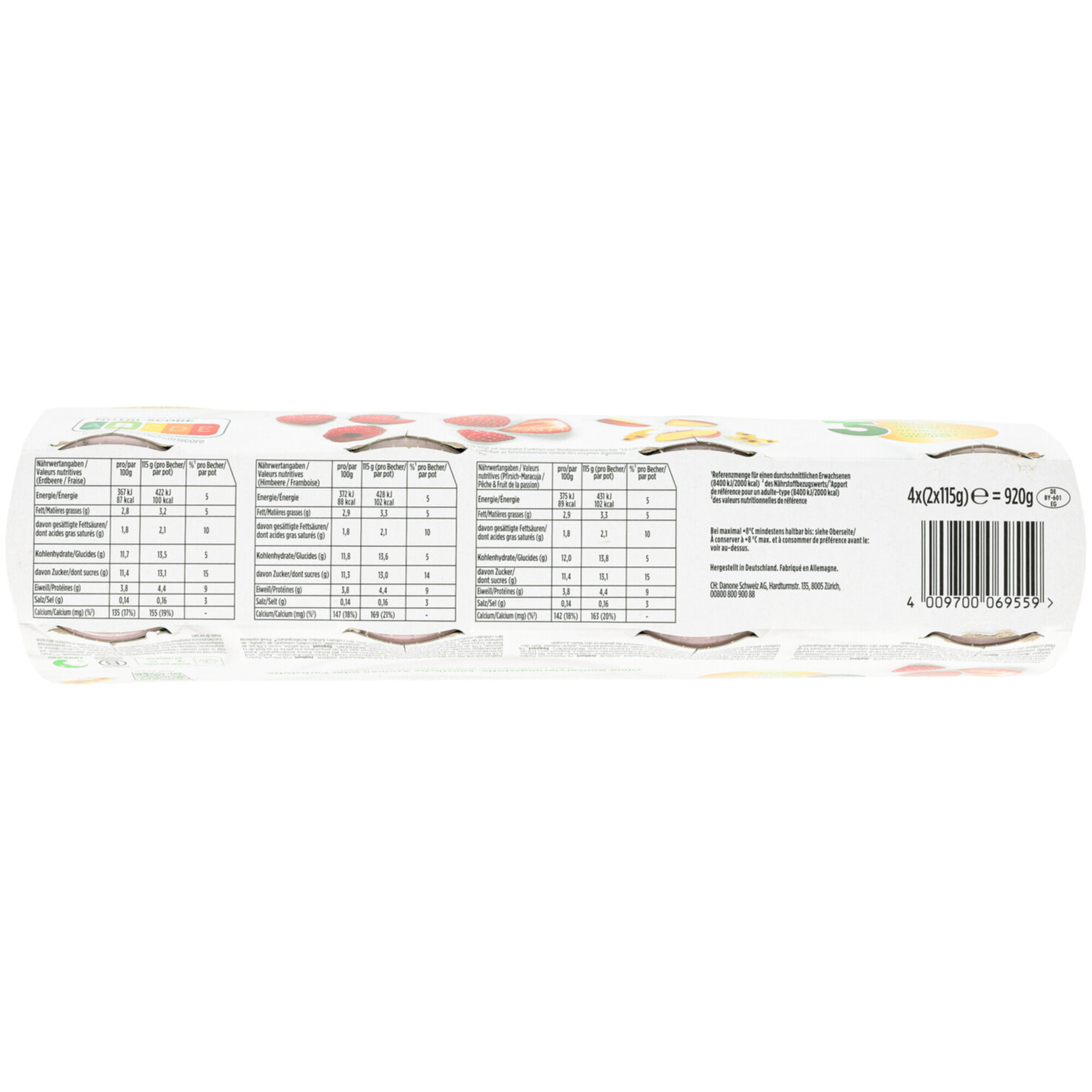 Activia probiotischer Joghurt Fruchtmix 8x115g