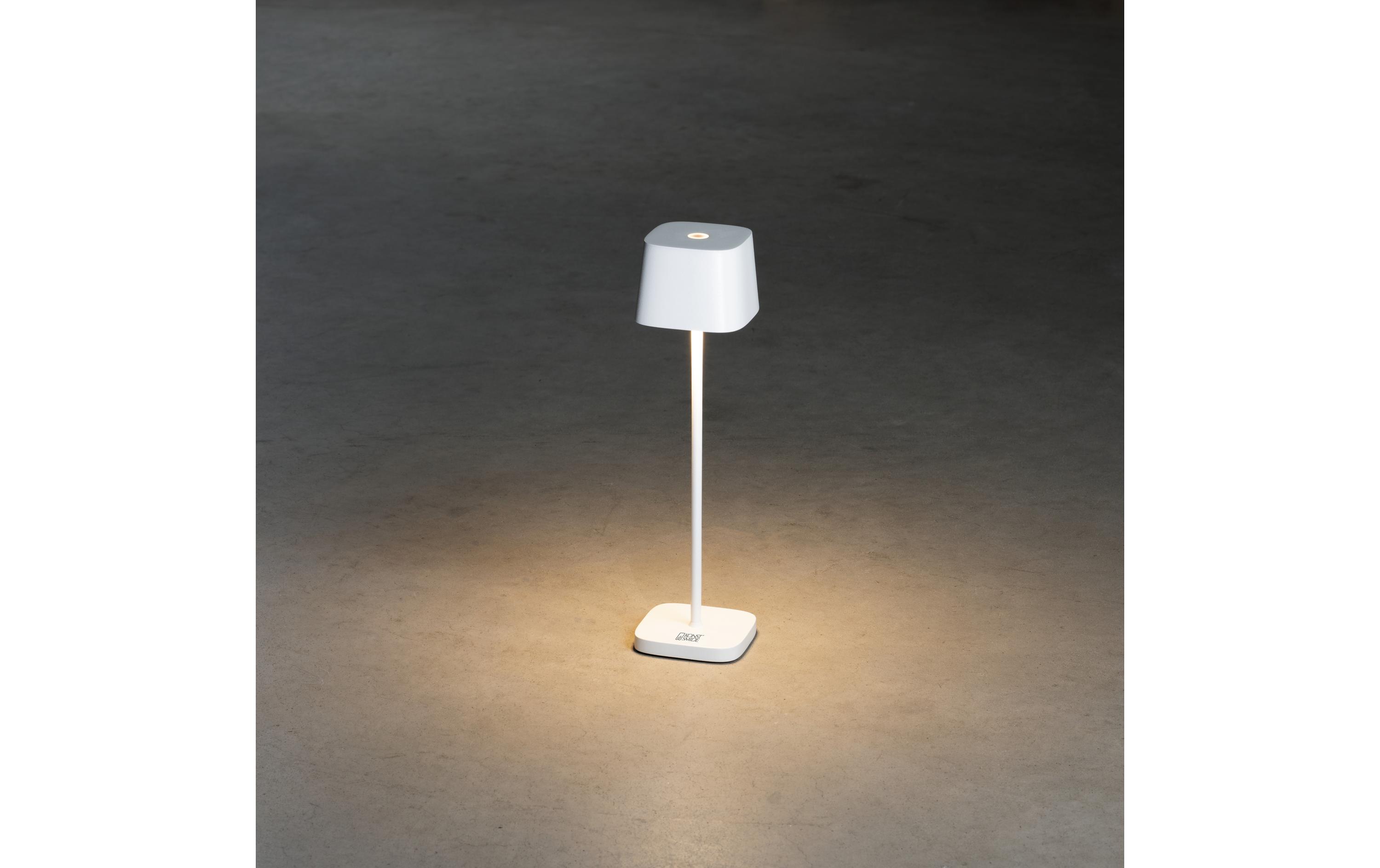 Akku-Tischleuchte Capri Mini USB, 2200-3000K, 2.2 W, WeissOutdoor-Leuchte