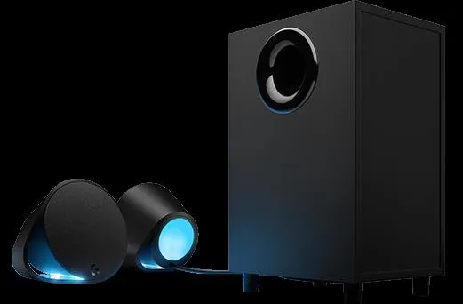 Logitech G560 - Højttalersystem - til PC - 2.1-kanal - trådløs - Bluetooth - USB - 120 Watt (Total)