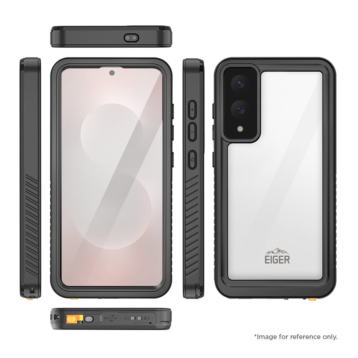 Samsung Galaxy S25 Edge Avalanche Case Wasserfeste Outdoor Schutz Hülle IP68 (EGCA00798) - Schwarz