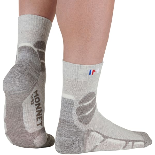 Chaussette randonnée MONNET TREK LIN MID GREY/WHITE