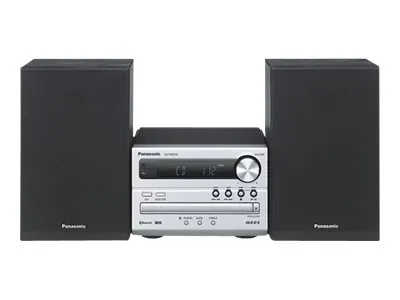Panasonic SC-PM254 - Mikrosystem - 2 x 10 Watt - sølv