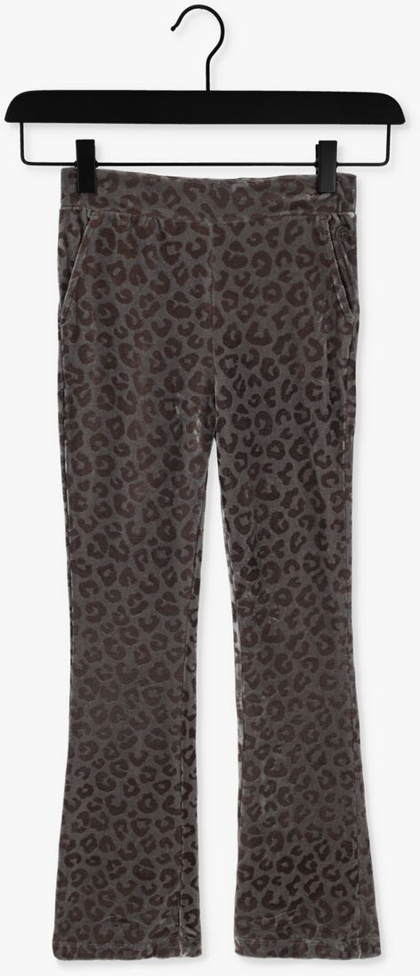 LIKE FLO taupe like flo flared broek f208-5666