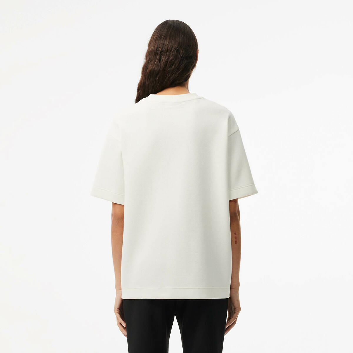 LACOSTE<br>Camiseta de manga curta com gola redonda