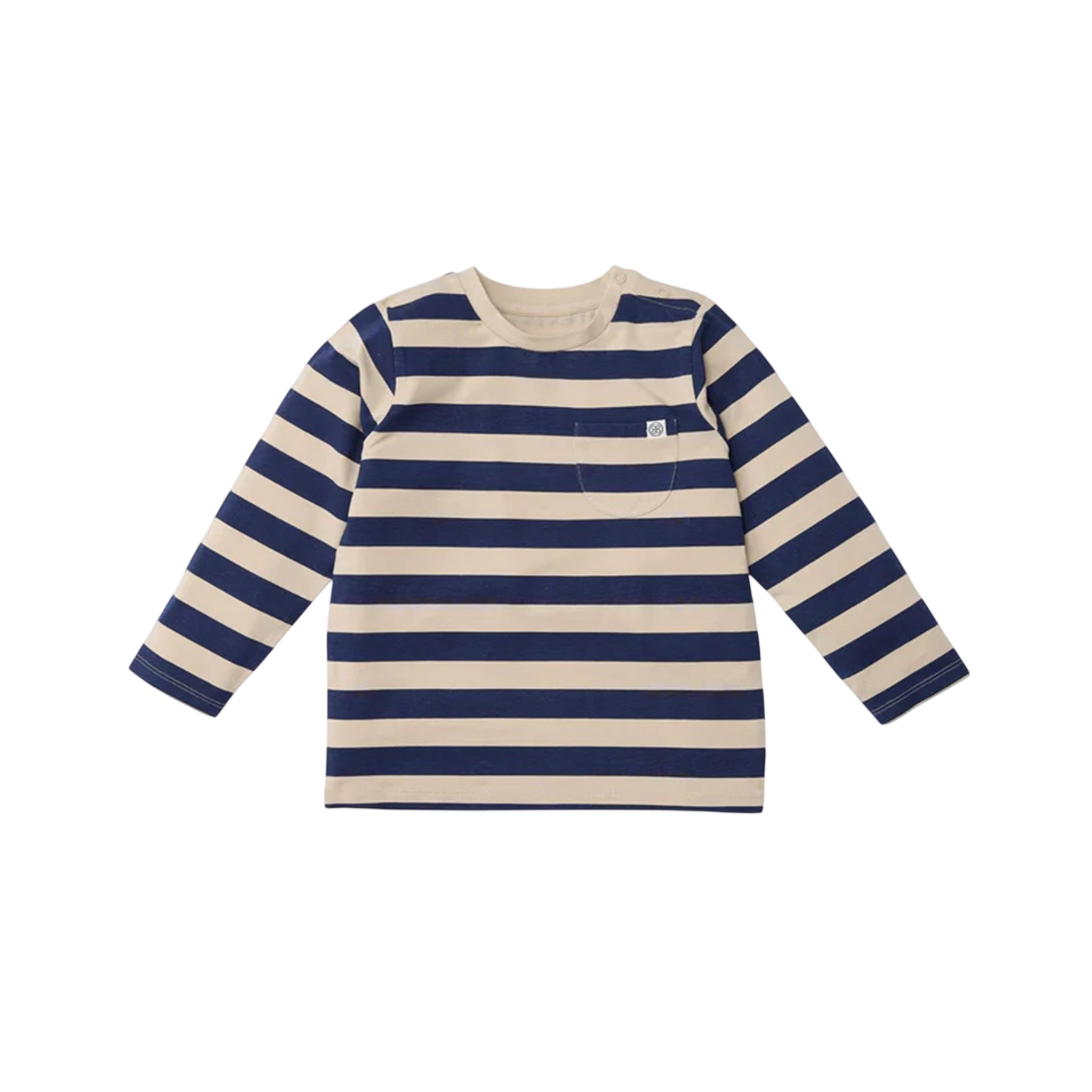 Baby Langarmshirt UVP 50  Navy/Sandy Stripe