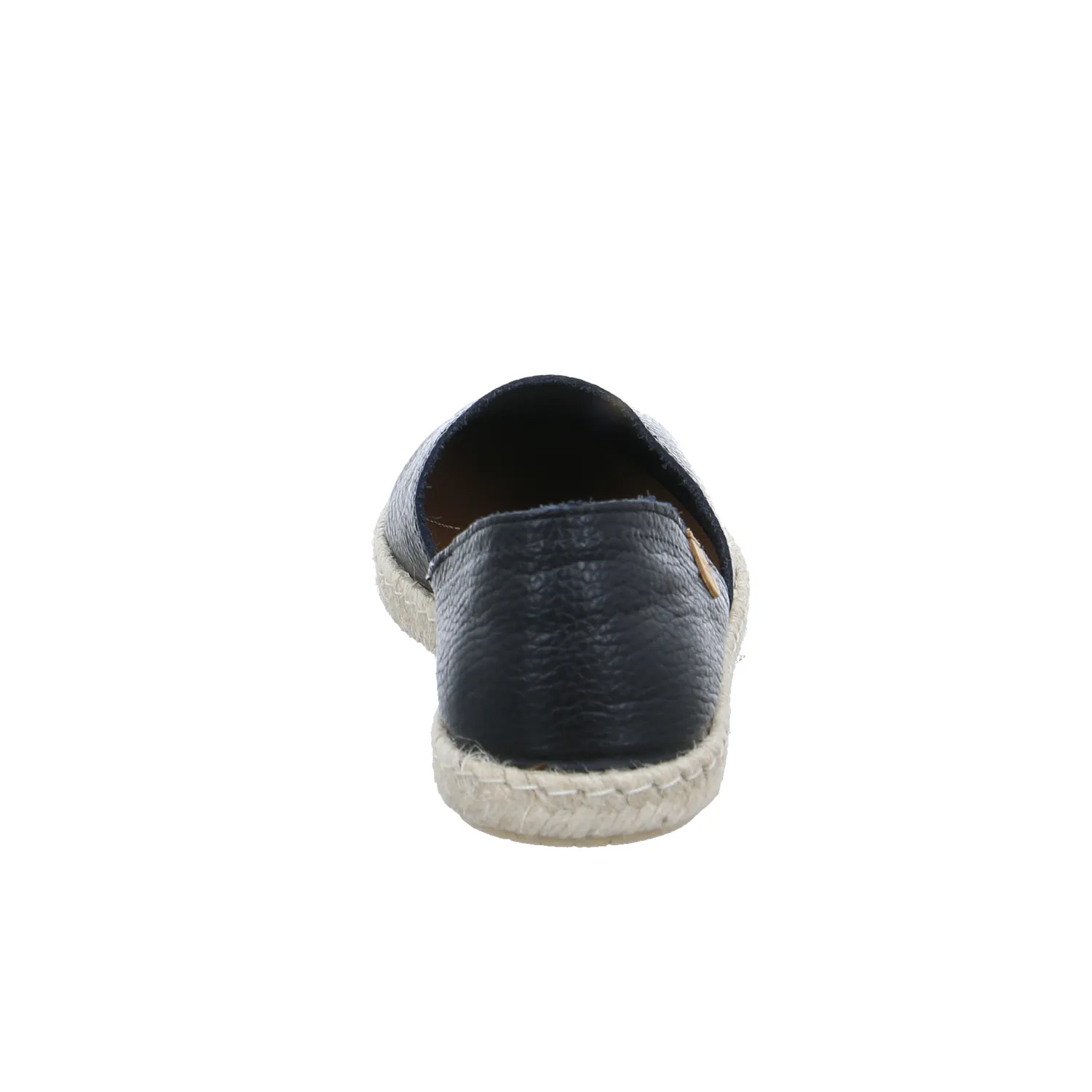 VERBENAS Espadrille Schwarz Leder