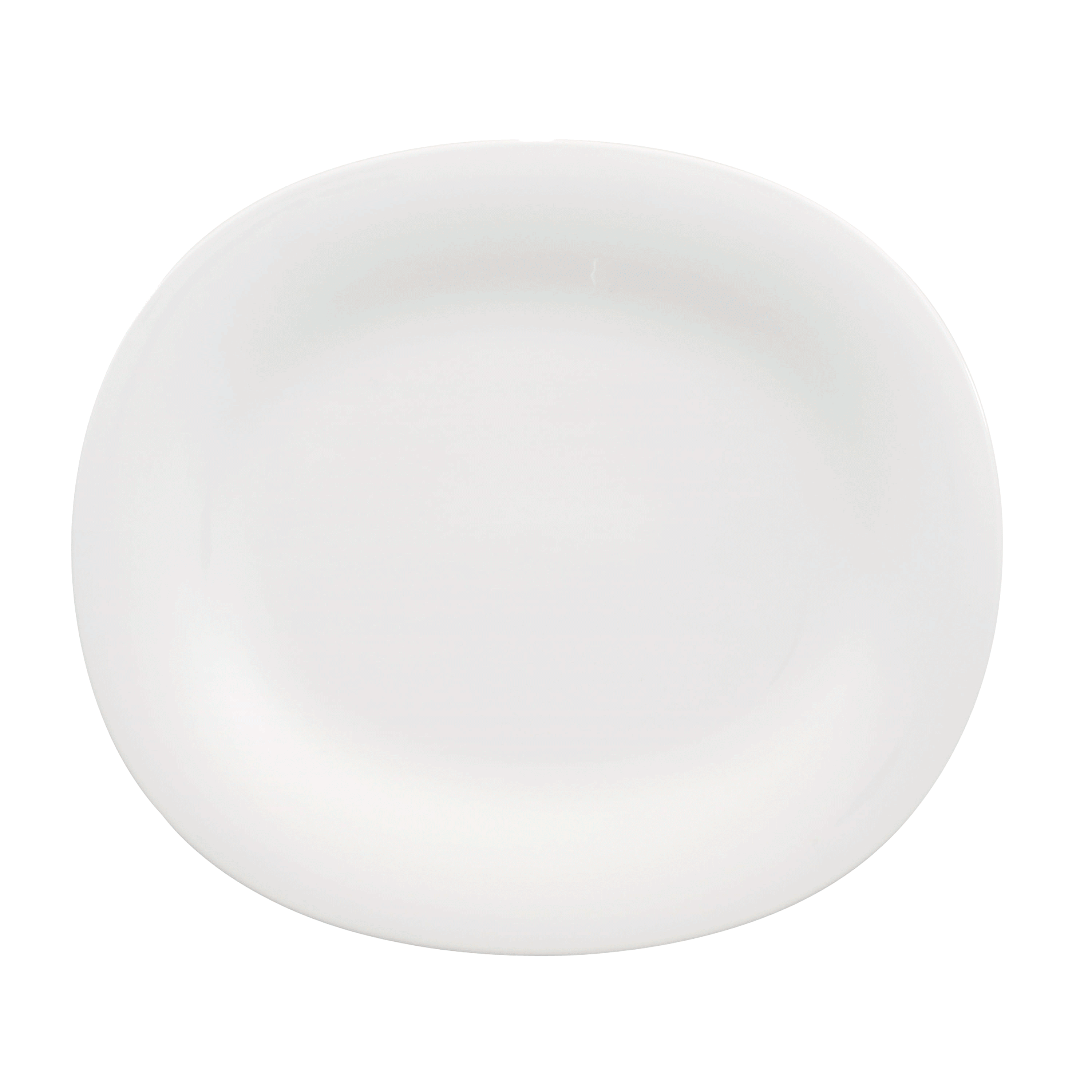 New Cottage Dinner plate White, 11.5'' x 10.1'', Premium Porcelain