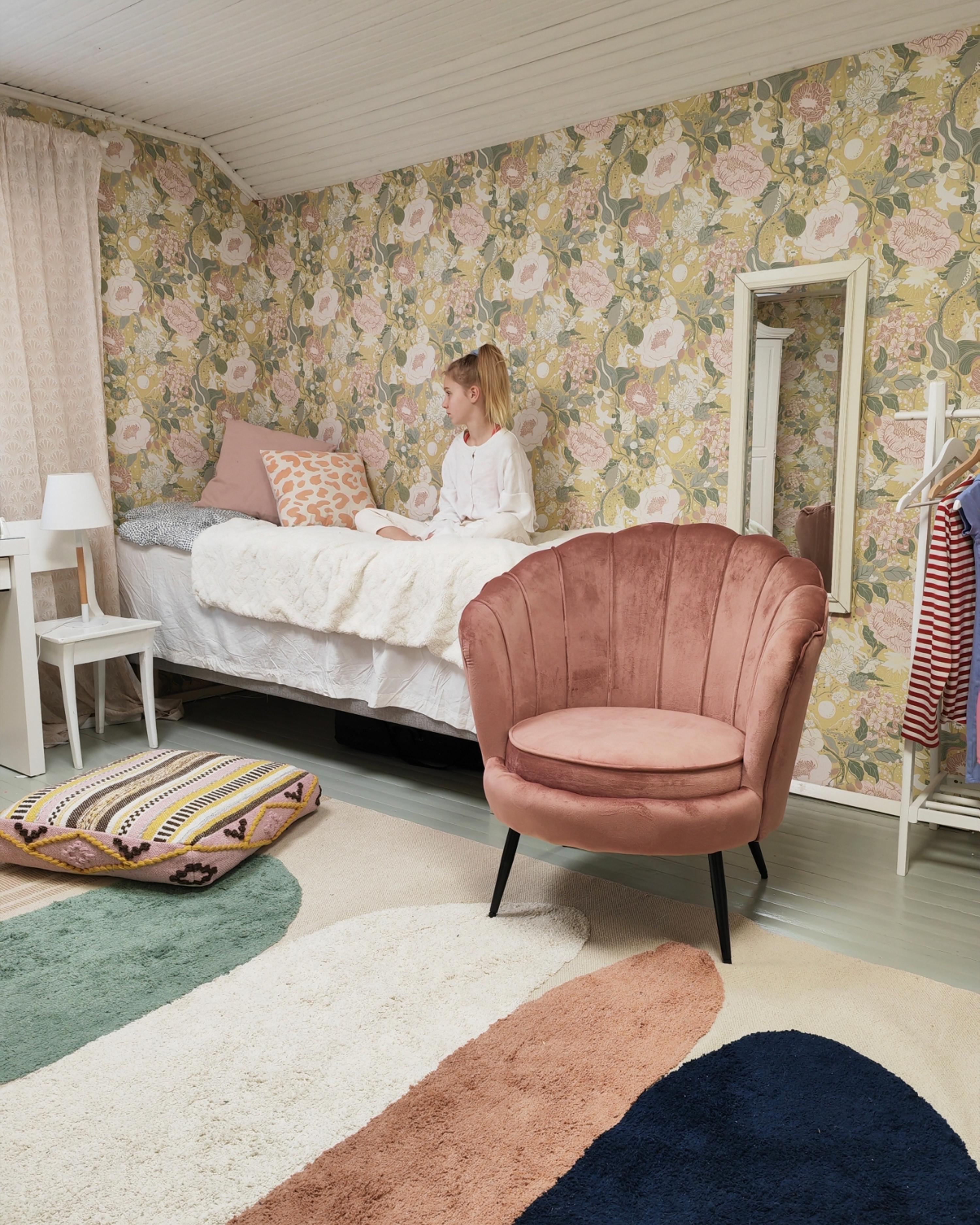 Poef MAPLE Katoen Meerkleurig