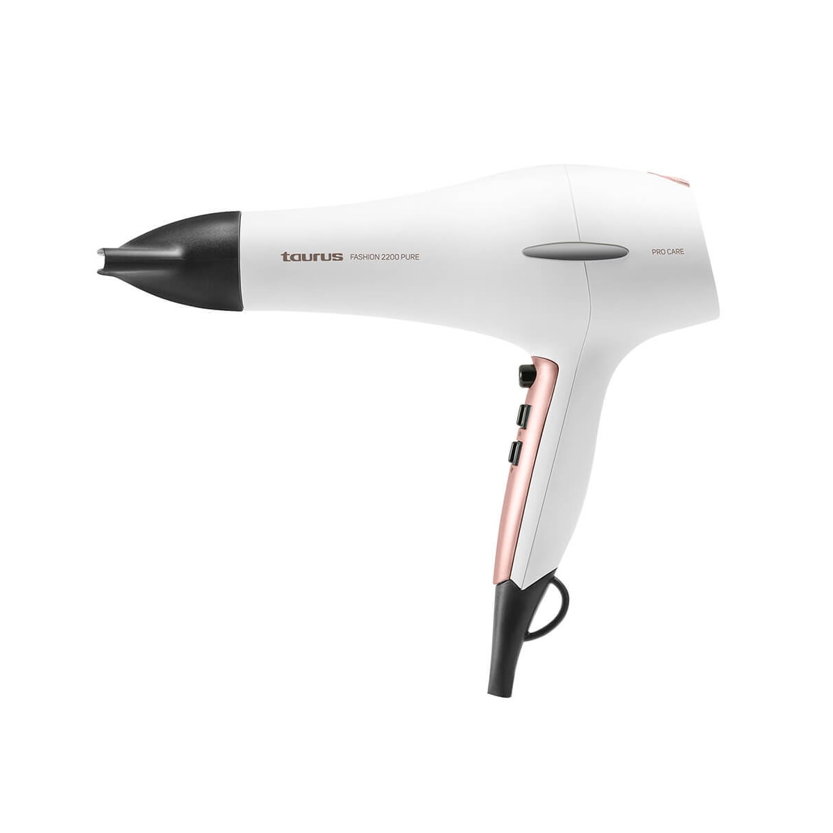 TAURUS Hårføner Fashion 2200W Pure Hvit