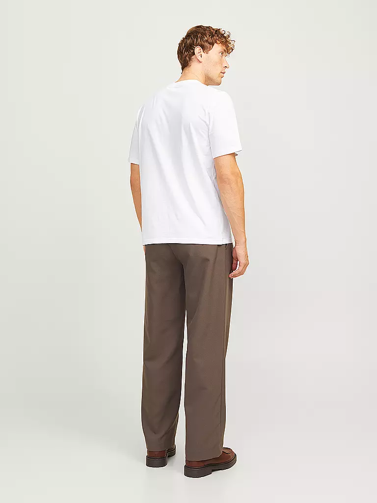 JACK & JONES T-Shirt JJXMAS weiss