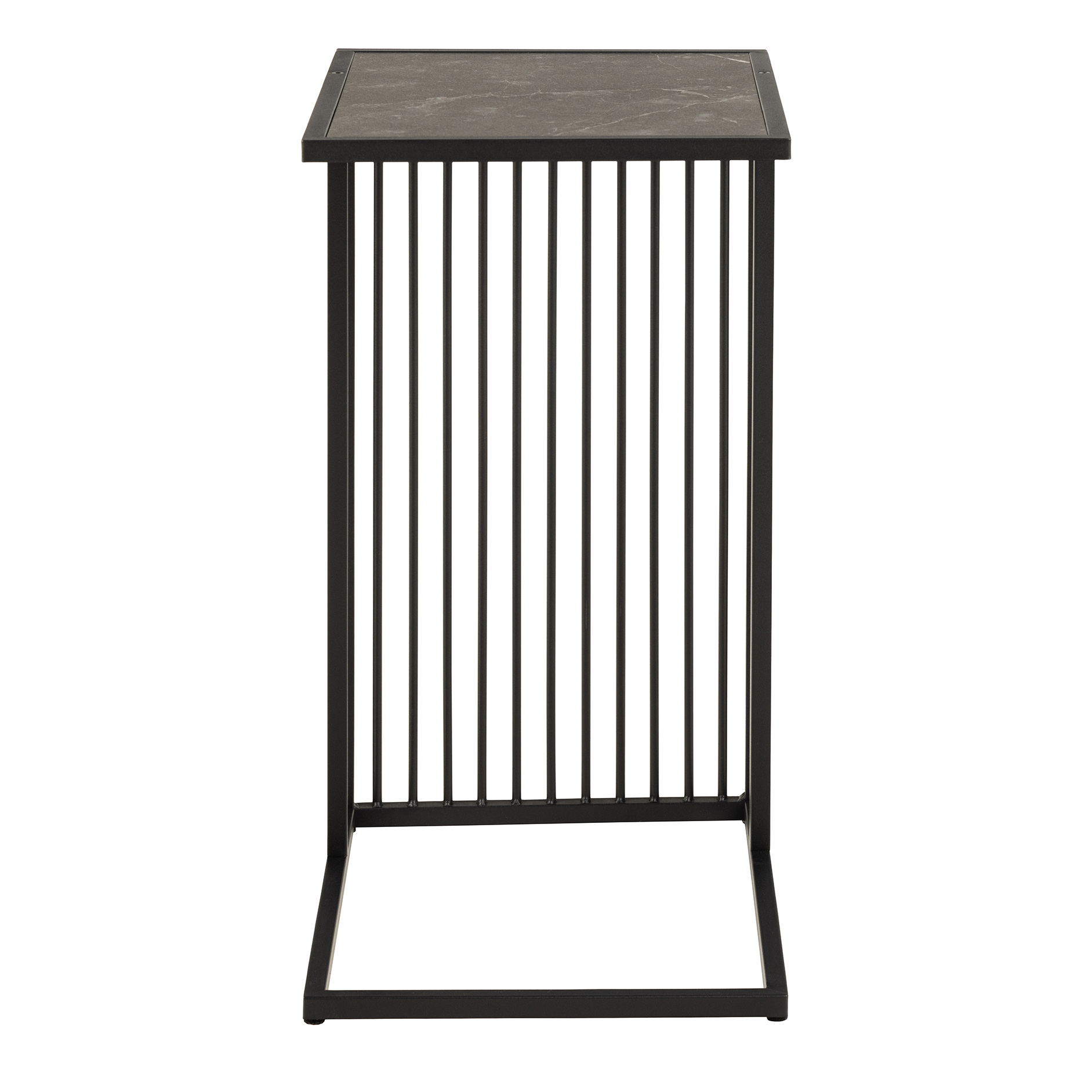 Beistelltisch STRINGTON - schwarz - 35 cm