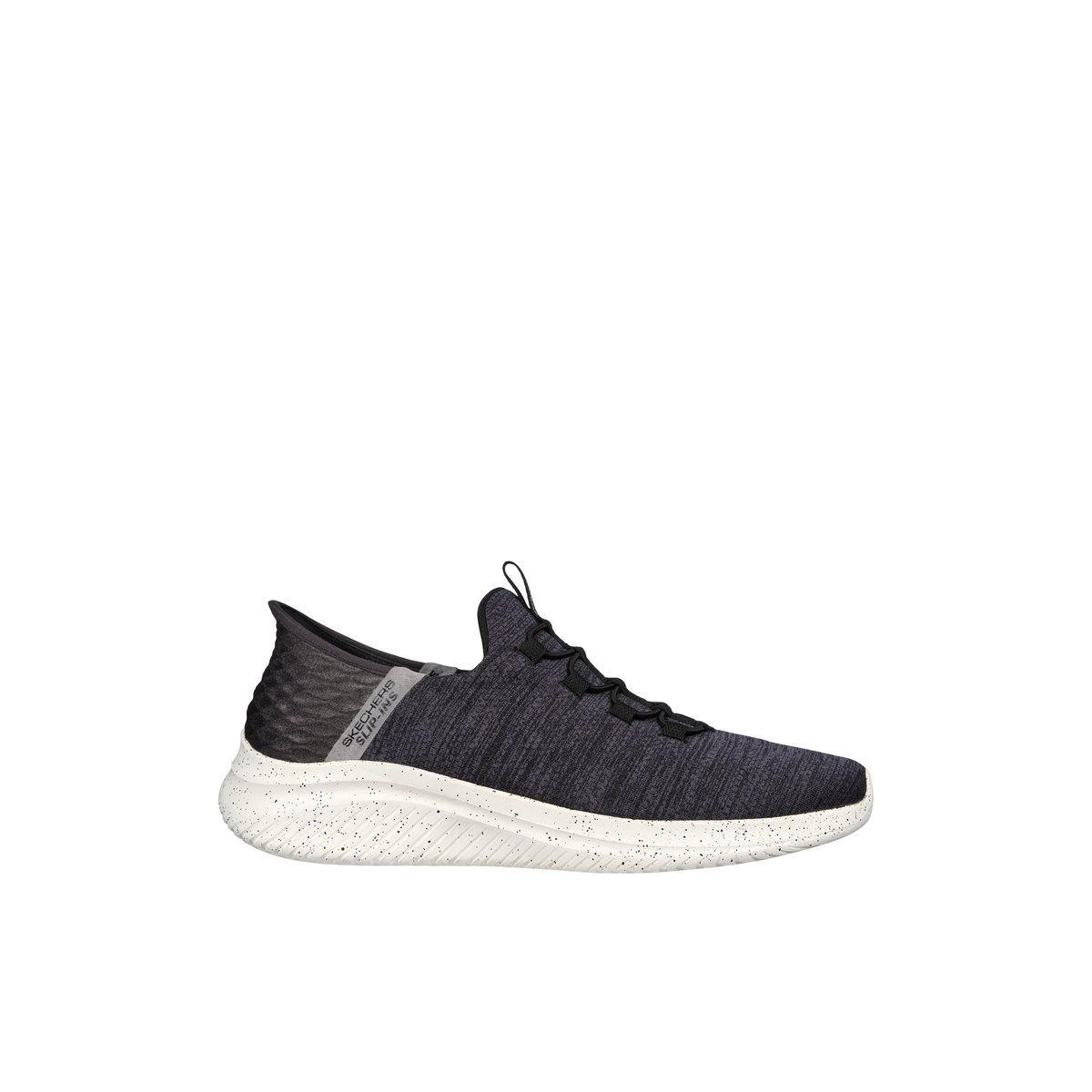 2X les points-Slipn3.0-w-m-Baskets - Talon plat - Noir/Blanc