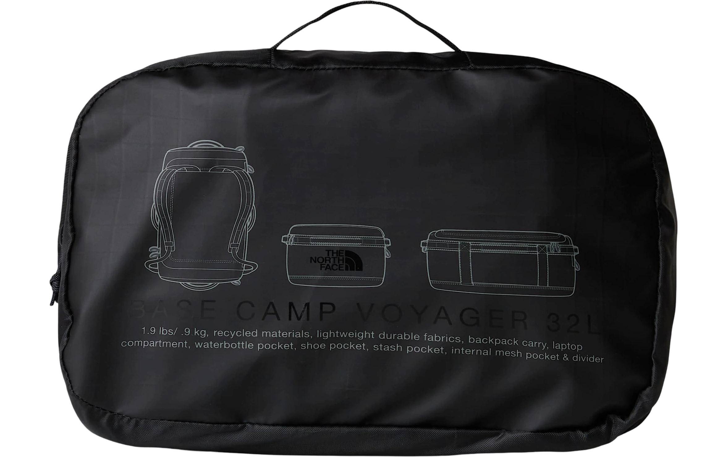 Duffle Bag Base Camp Voyager, TNF Black-Asphalt Grey<br>Duffel-Tasche 32 Liter