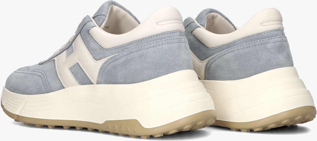 blauwe hogan lage sneakers h669 allacciato h