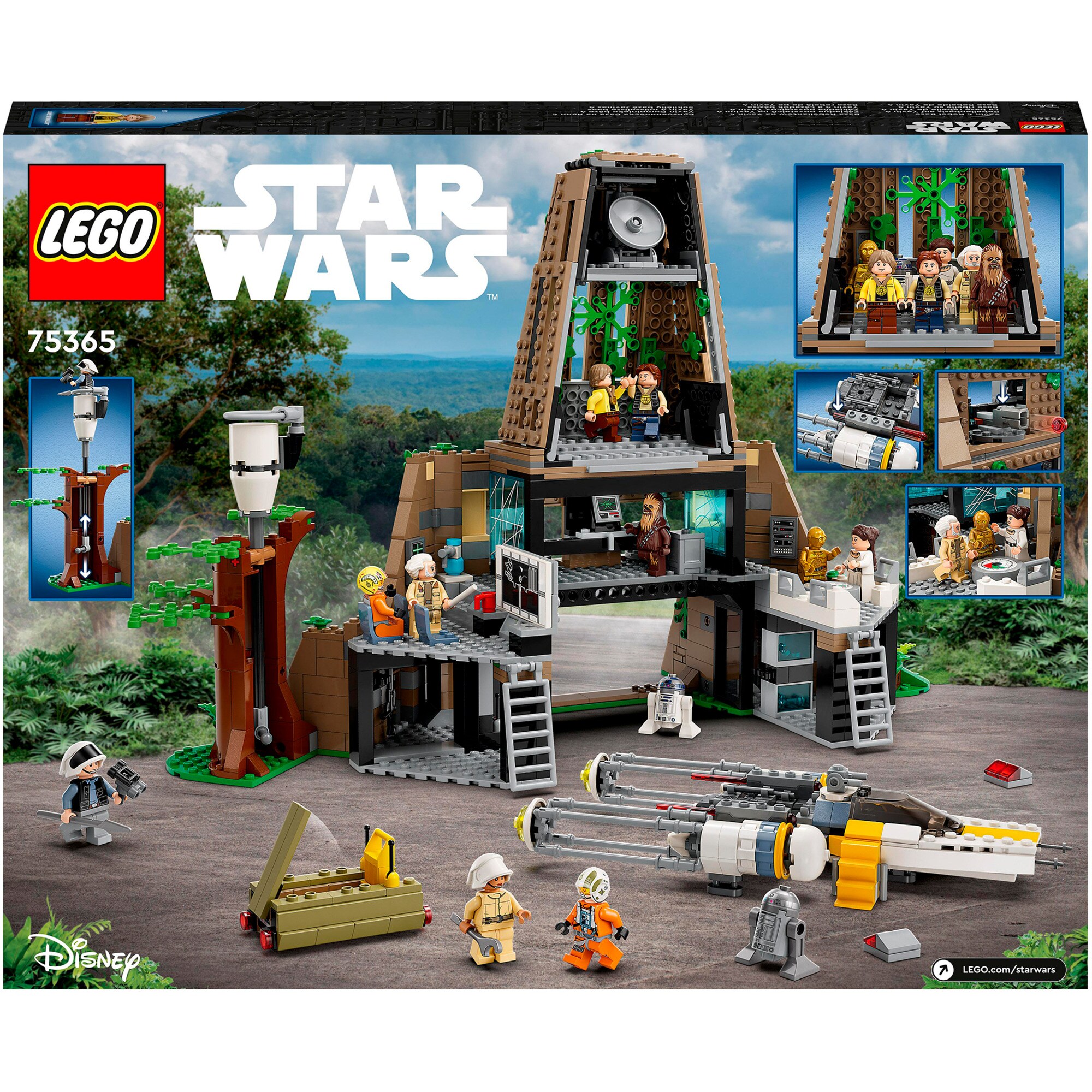 LEGO Konstruktionsspielzeug Star Wars Rebellenbasis auf Yavin 4