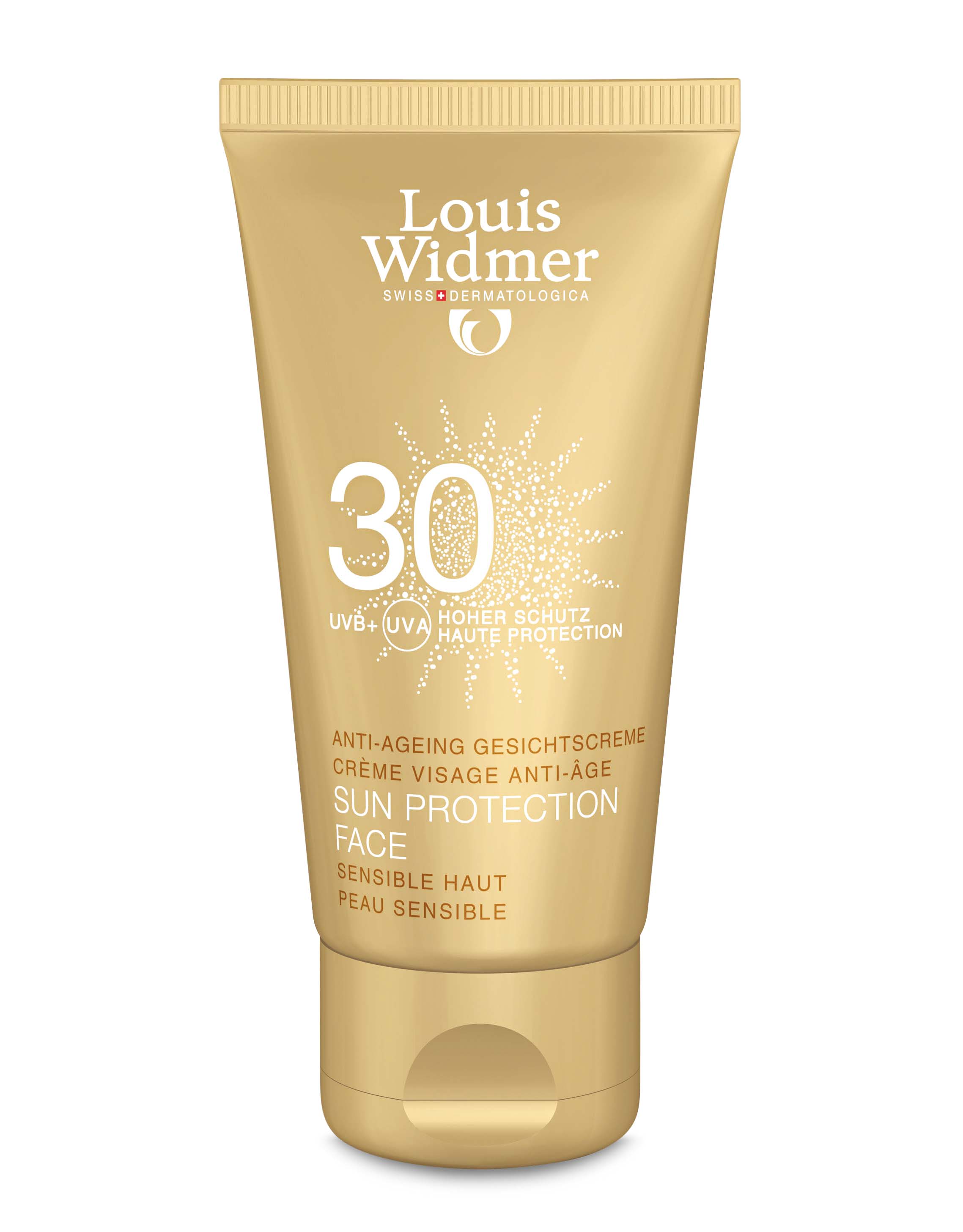 LOUIS WIDMER Sun Protection Face LSF30 parfumiert 50 ml