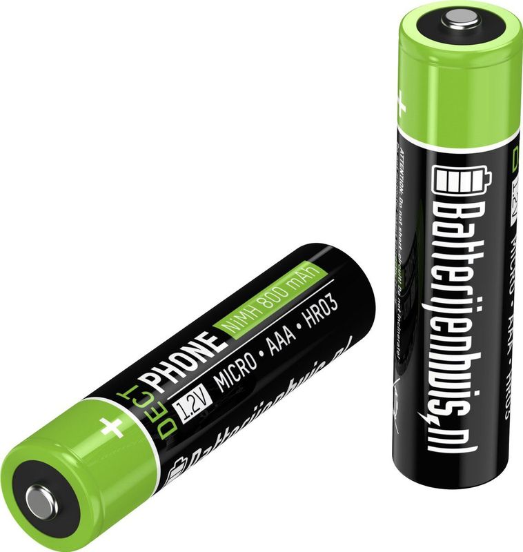 AAA Oplaadbare Batterijen 800mAh DECT 4x