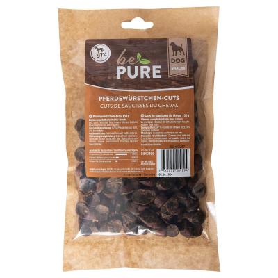 bePure Hundesnack Pferdewürstli-Cuts 150g