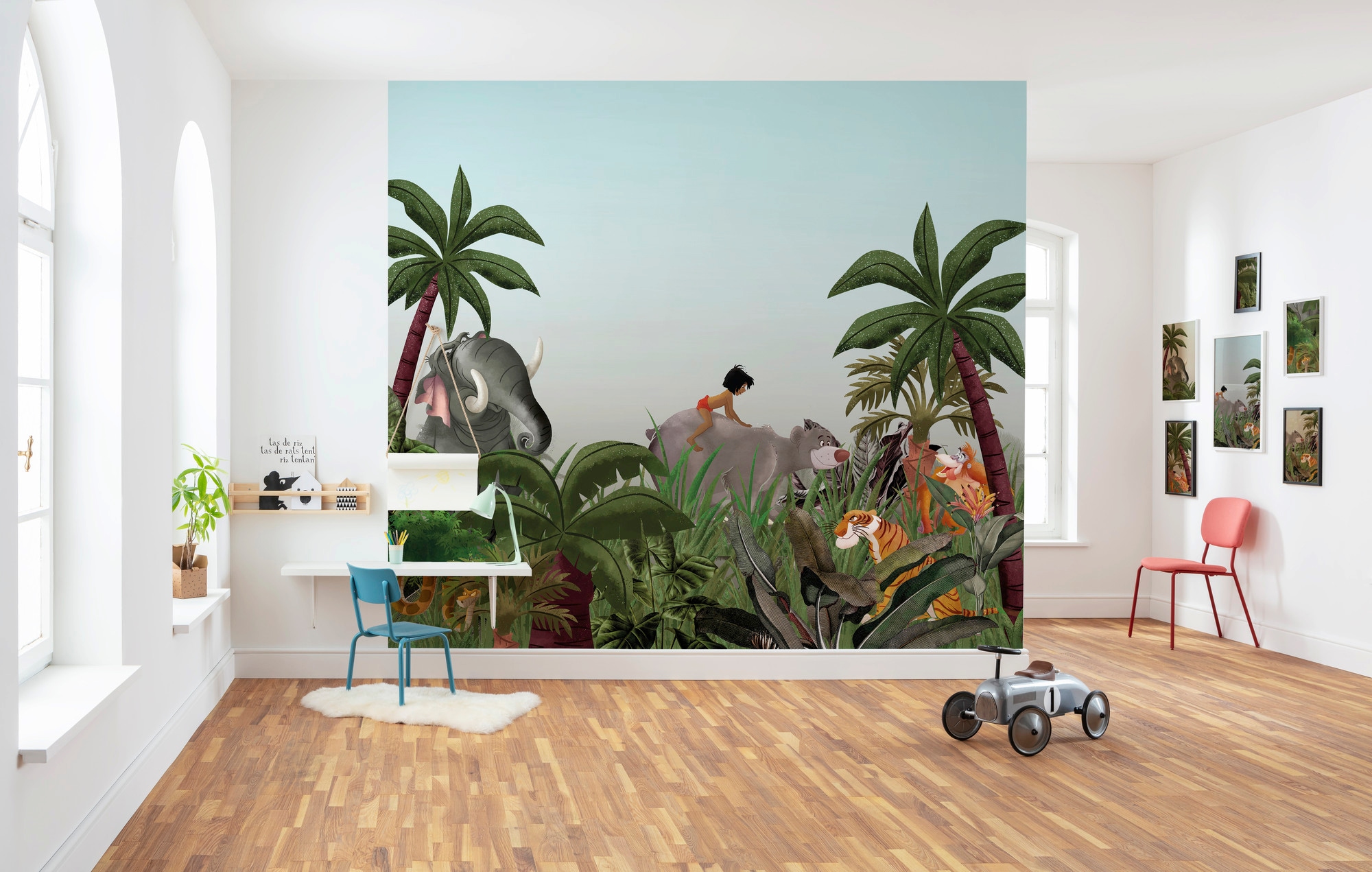 Komar Vliestapete »Digitaldruck Vlies -  Jungle Book - Grösse 300 x 280 cm« bedruckt glatt Kinderzimmer