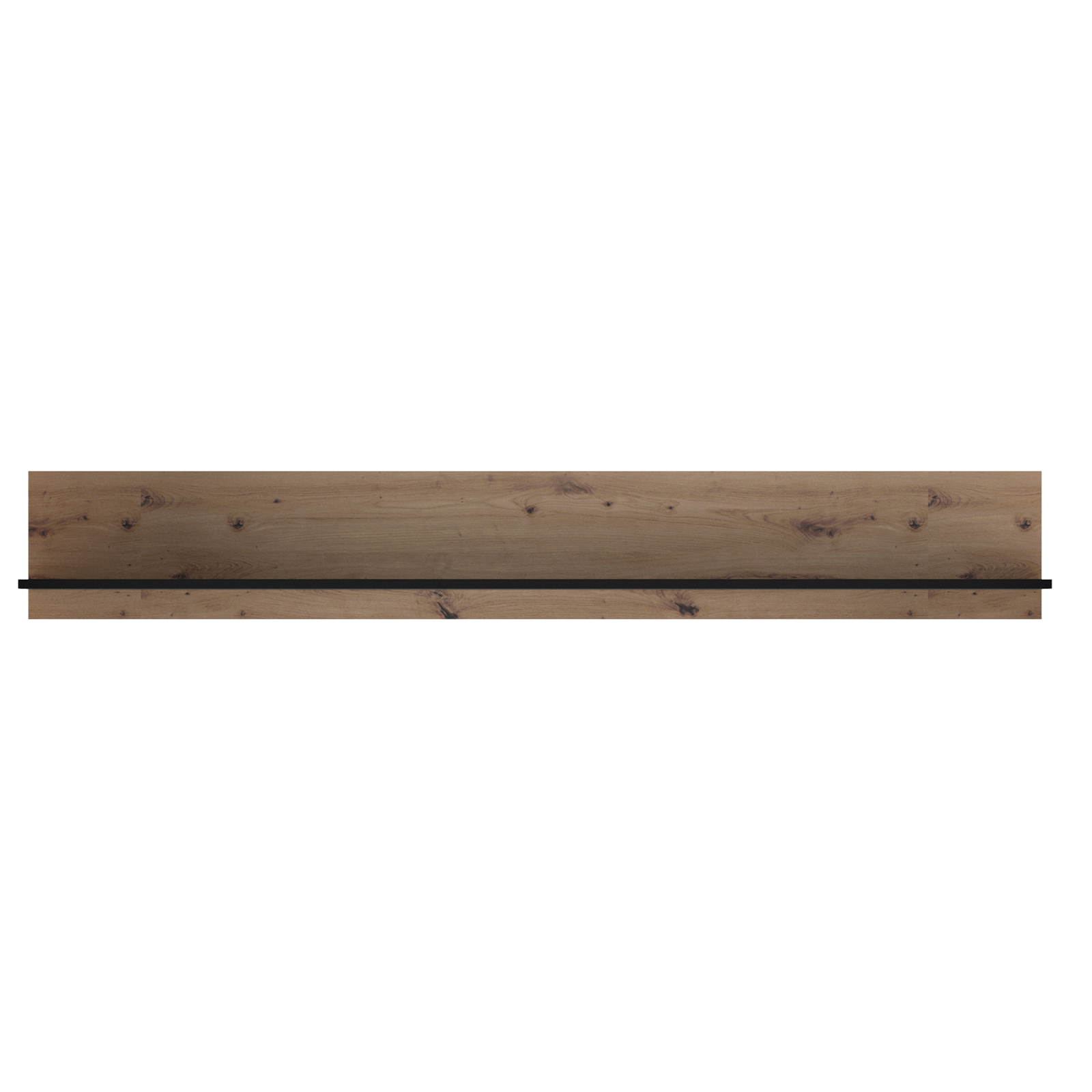 Wandboard SOLEA - Artisan Eiche-schwarz - 168 cm breit