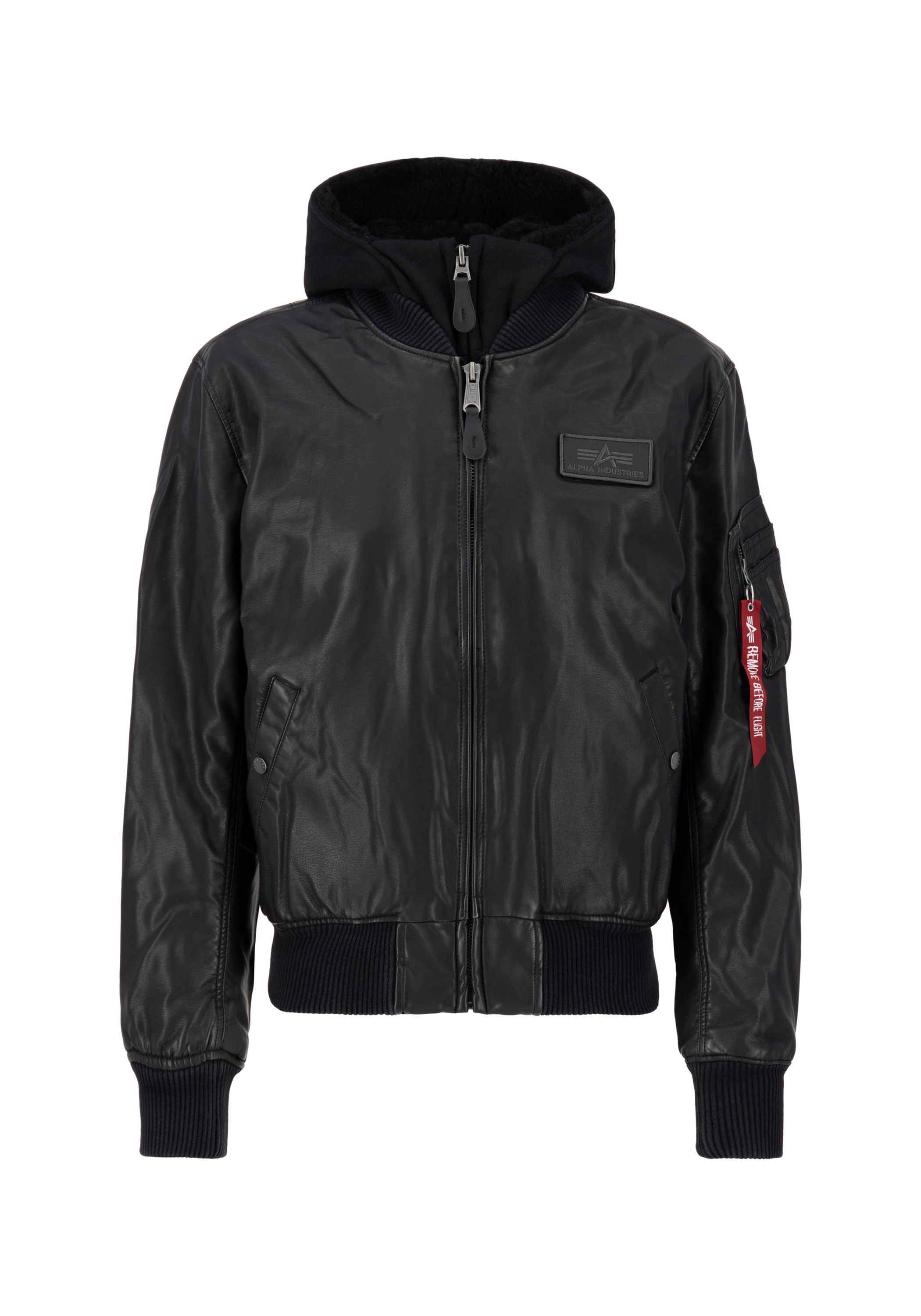 Alpha Industries Lederjacke »MA-1 D-Tec Faux Lether«