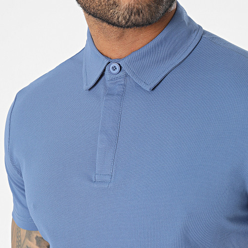 Polo Manches Courtes Bleu Marine
