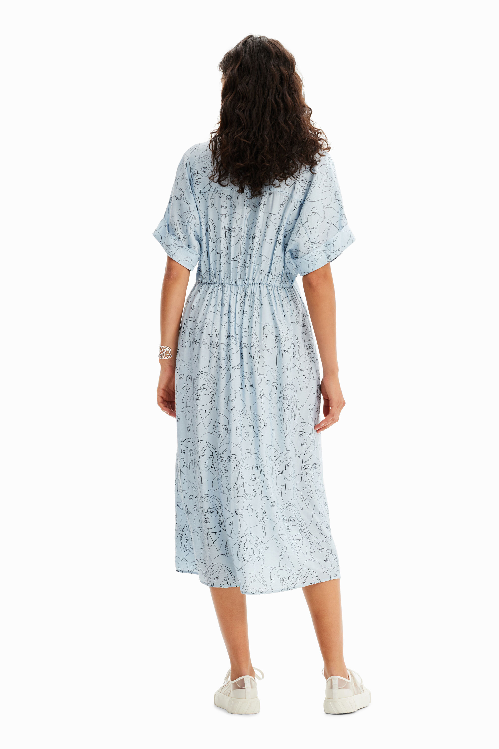 Robe chemise visages