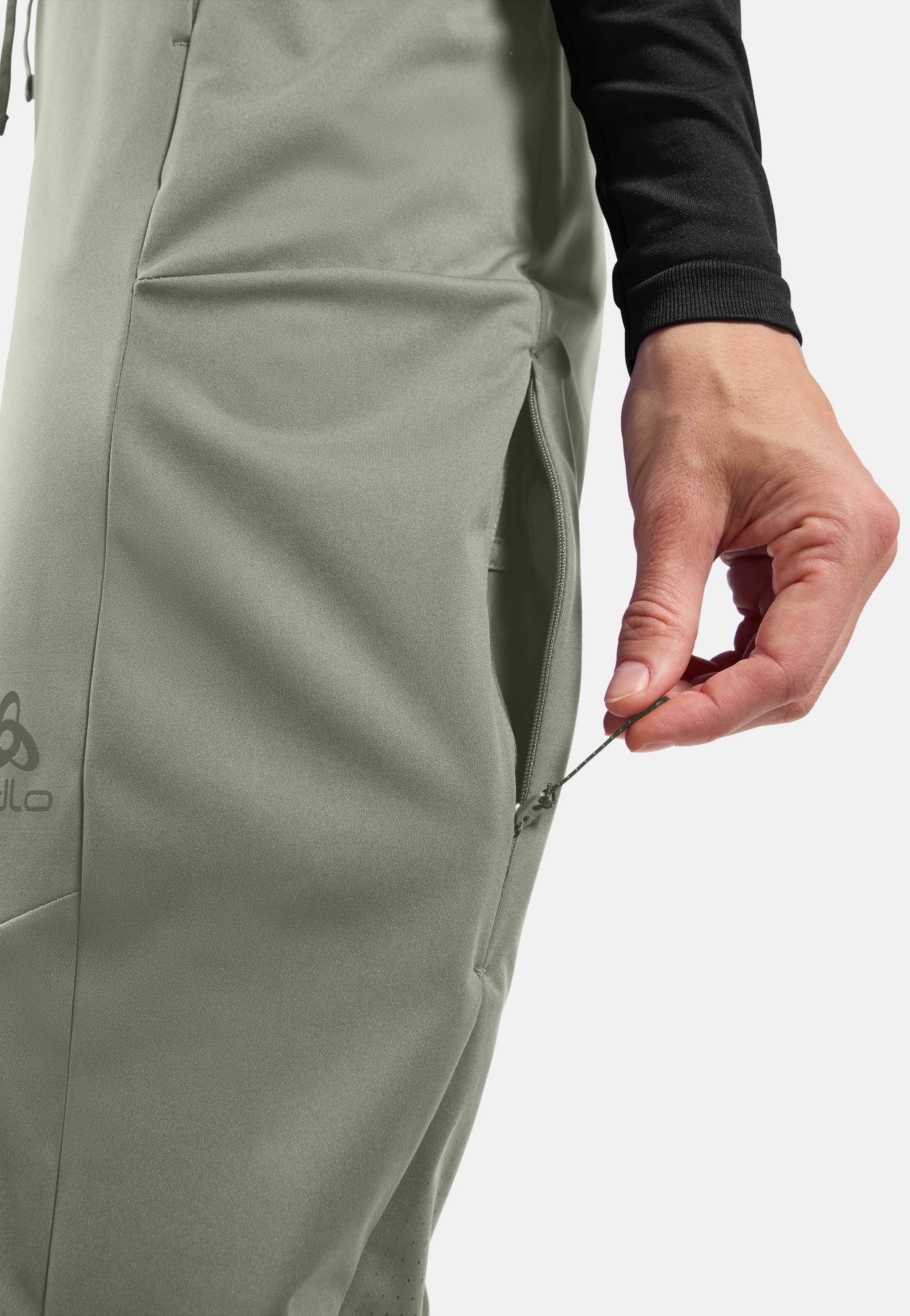 Winddichte Zeroweight Pro Warm Langlaufhose in shadow