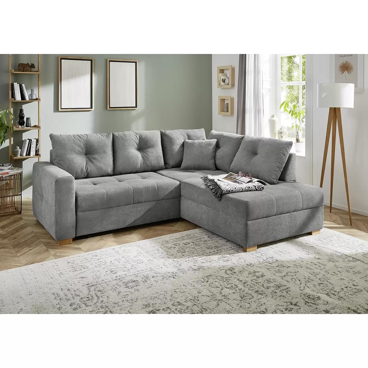 Ecksofa Heidelberg 190x146 Dunkelgrau