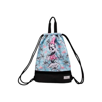 Minnie Mouse Tropic - Sac à dos piscine cordon - 1 compartiment - turquoise - Karactermania