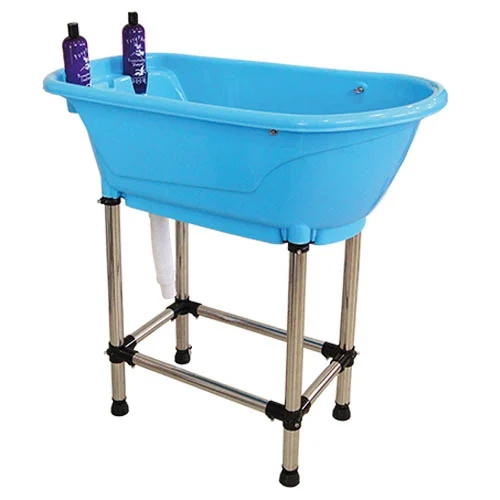 Banheira portátil para animais de estimação, modelo Tailor's Bath, para cães e gatos com patas, Ibáñez. Dimensões: 96 x 50 x (A) 92 cm