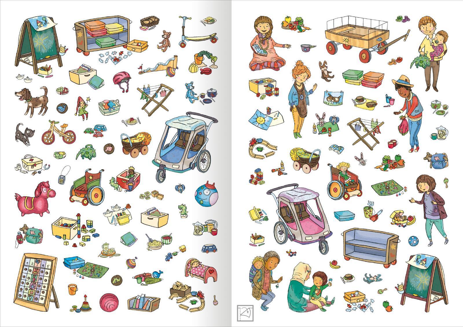 Mein Stickerheft - Kindergarten