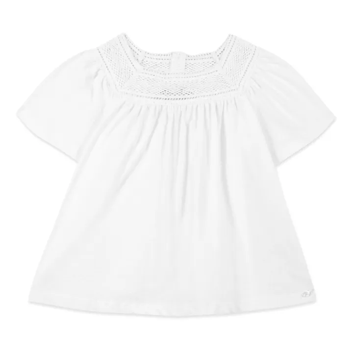Tartine et Chocolat T-Shirt Brodé | Blanc