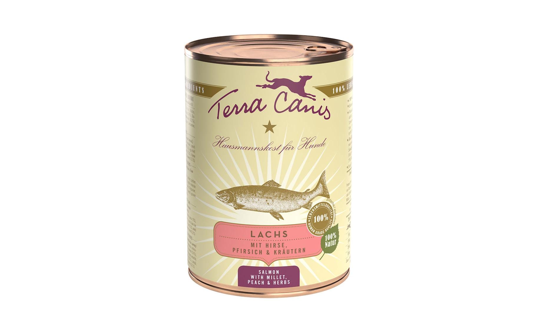 Nassfutter Classic Lachs, 400 gAlleinfuttermittel für ausgewachsene Hunde