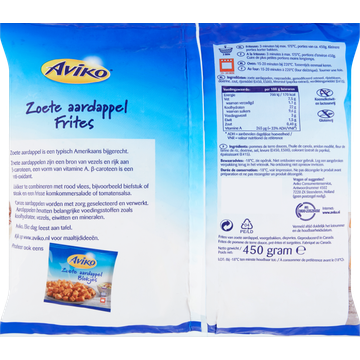 Aviko Zoete Aardappel Friet