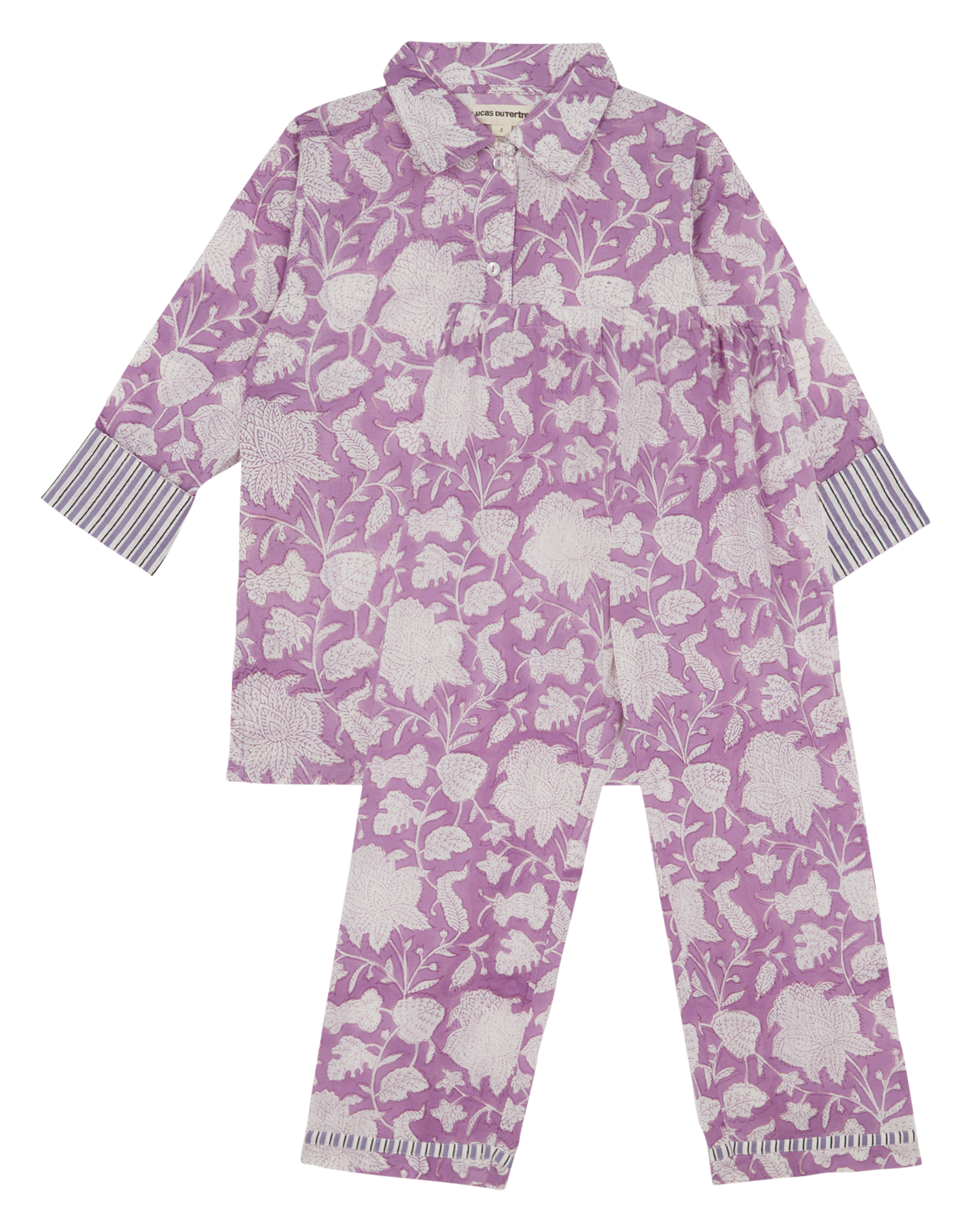 Pyjama imprimé en coton- 15 ANS - EDITION LIMITEE | Violet